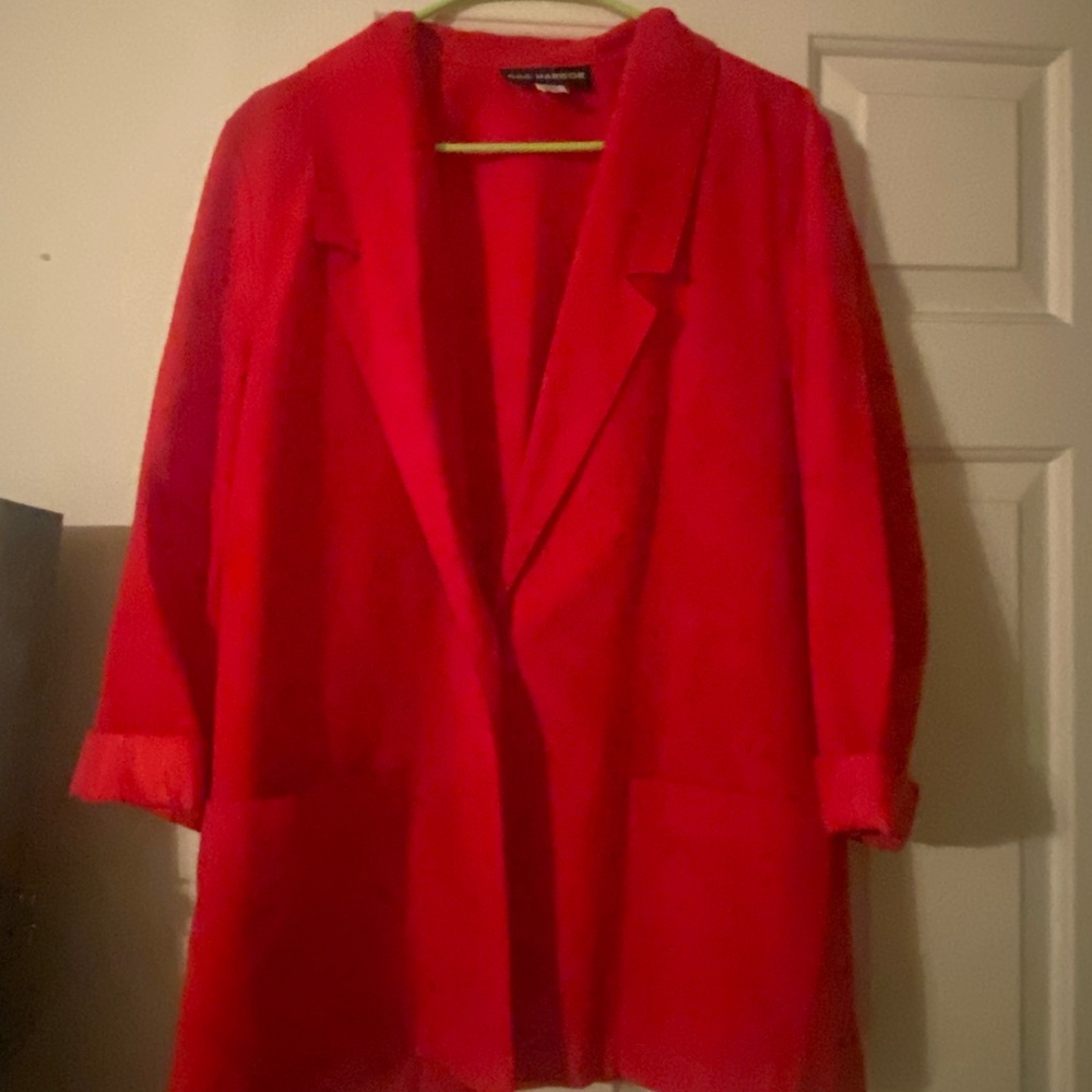 Vintage Sag Harbor Blazer Red